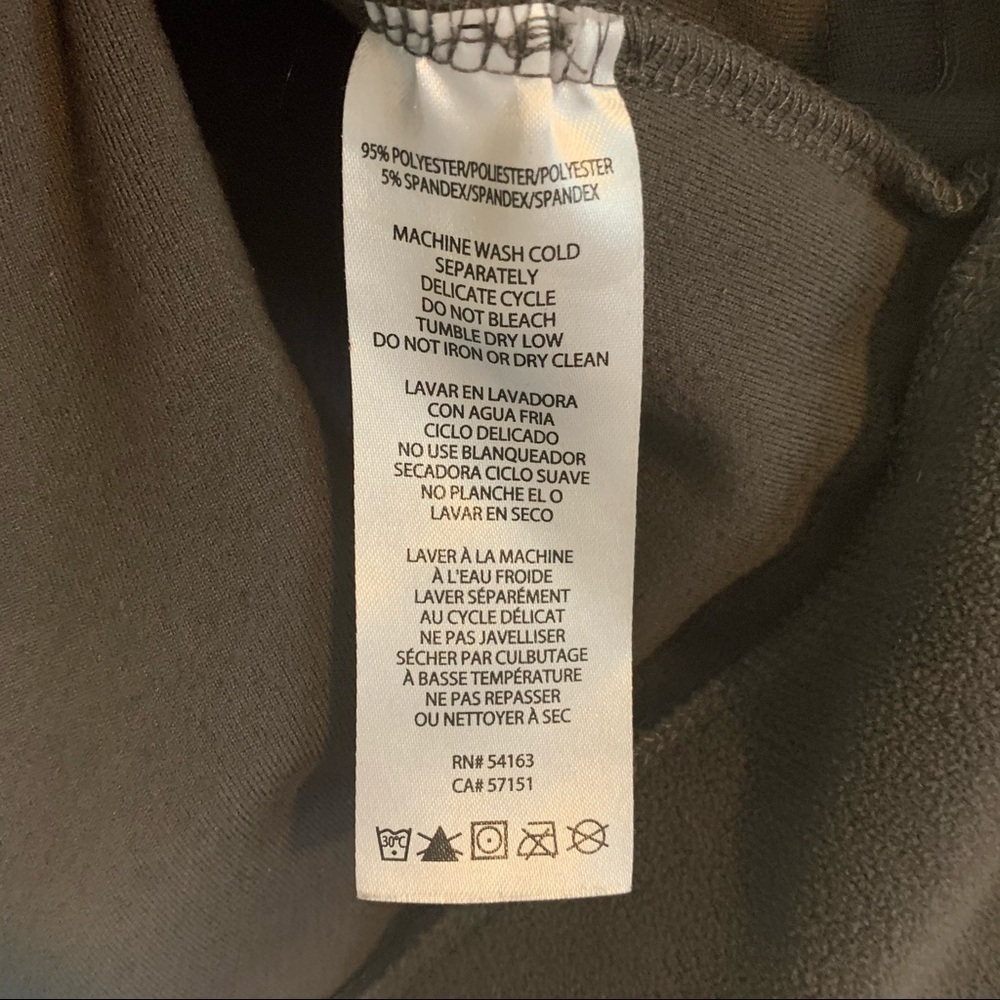 Calvin Klein Performance gray fleece funnel neck athletic sweatshirt S - Picture 5 of 8
